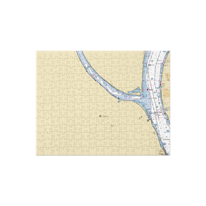 Marina Way Moorage (Portland, OR) NOAA Chart Jigsaw Puzzle