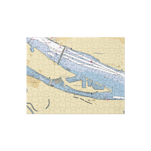 Columbia River Yacht Club (Portland, OR) NOAA Chart Jigsaw Puzzle