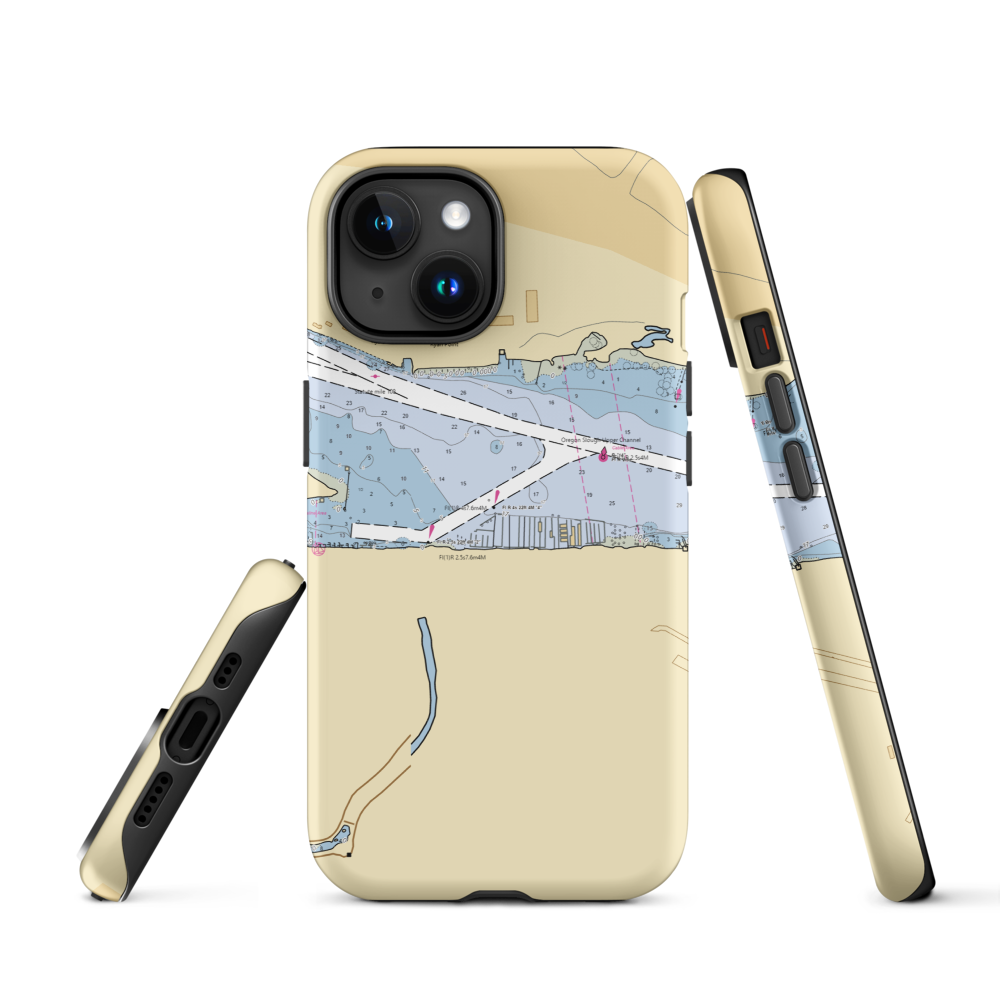 Donaldson Marina (Portland, OR) NOAA Chart  Tough iPhone Case iPhone 15 model shown