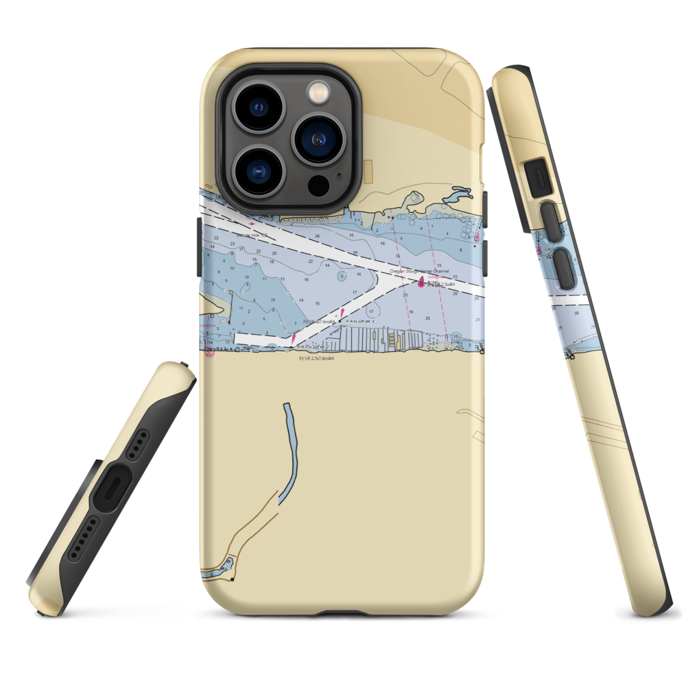 Ryans Marine Service (Portland, OR) NOAA Chart  Tough iPhone Case iPhone 14 Pro Max model shown