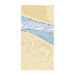 Sea Scouts Cascade Pacific Council (Portland, OR) NOAA Chart Towel