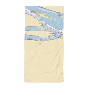 Big Eddy Marina (Portland, OR) NOAA Chart Towel