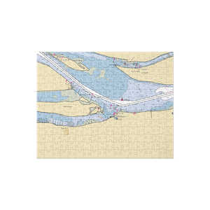 Chinook Landing Marine Park (Gresham, OR) NOAA Chart Jigsaw Puzzle