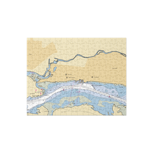 Riverside Marine Service (Portland, OR) NOAA Chart Jigsaw Puzzle