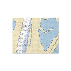 Kadow's Marina (Vancouver, WA) NOAA Chart Jigsaw Puzzle