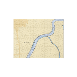 Multnomah Channel Yacht Club (Portland, OR) NOAA Chart Jigsaw Puzzle