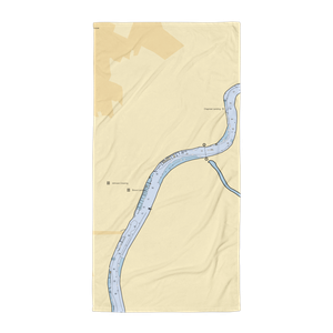 Multnomah Channel Yacht Club (Portland, OR) NOAA Chart Towel