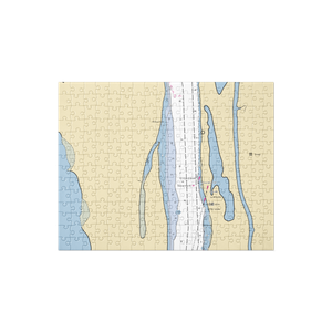 Island Cove RV Park (Vancouver, WA) NOAA Chart Jigsaw Puzzle