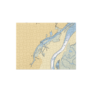 Scappoose Bay Marine Center (Warren, OR) NOAA Chart Jigsaw Puzzle