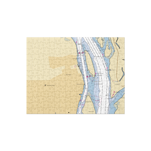 St. Helens Public Dock (Columbia City, OR) NOAA Chart Jigsaw Puzzle