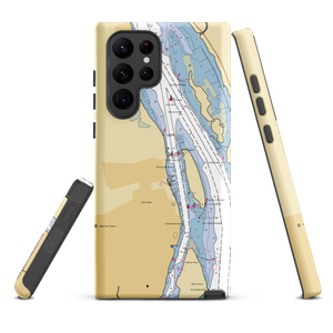 Sand Island Marine Park (Columbia City, OR) NOAA Chart Samsung Phone Case