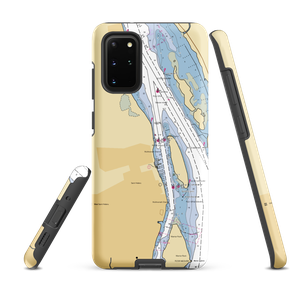 Sand Island Marine Park (Columbia City, OR) NOAA Chart Samsung Phone Case