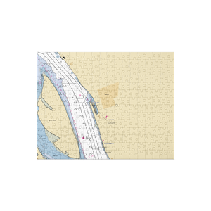 Port Of Kalama Marina (Carrolls, WA) NOAA Chart Jigsaw Puzzle