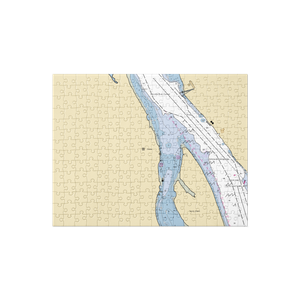 Scipio's Goble Landing (Carrolls, WA) NOAA Chart Jigsaw Puzzle