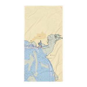 Port Of Garibaldi (Garibaldi, OR) NOAA Chart Towel