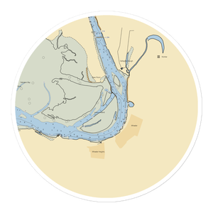 Wheeler Marina (Nehalem, OR) NOAA Chart Sticker