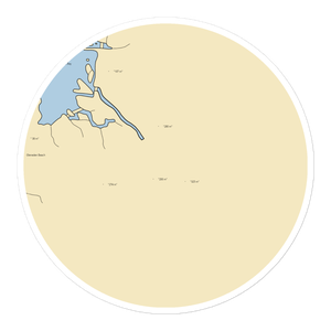 Coyote Rock RV Resort & Marina (Gleneden Beach, OR) NOAA Chart Sticker