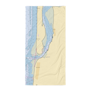 Jetty Fishery Marina (Rockaway Beach, OR) NOAA Chart Towel