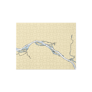 Longview Yacht Club (Longview, WA) NOAA Chart Jigsaw Puzzle