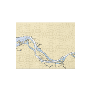 Elochman Slough Marina (Cathlamet, WA) NOAA Chart Jigsaw Puzzle