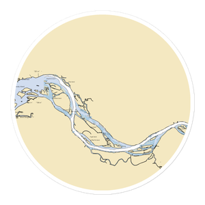 Elochman Slough Marina (Cathlamet, WA) NOAA Chart Sticker