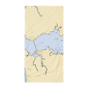 Port of Astoria Marina East Basin (Astoria, OR) NOAA Chart Towel