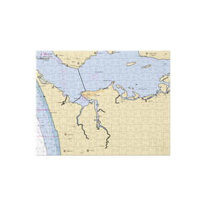 Columbia River Maritime Museum (Astoria, OR) NOAA Chart Jigsaw Puzzle