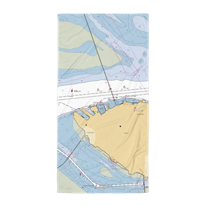 Port of Astoria West Basin Marina (Astoria, OR) NOAA Chart Towel