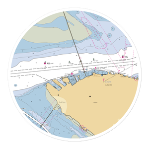 Port of Astoria West Basin Marina (Astoria, OR) NOAA Chart Sticker