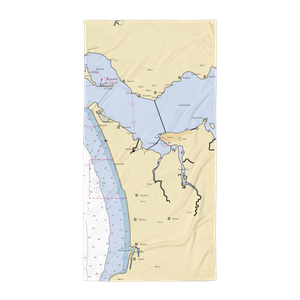 City of Warrenton Basins (Hammond, OR) NOAA Chart Towel