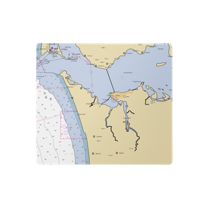 City of Warrenton Basins (Hammond, OR) NOAA Chart  Gaming Mouse Pad