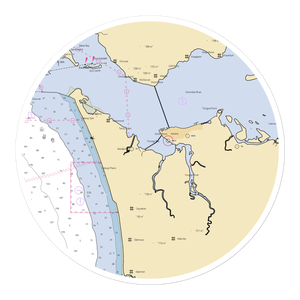 City of Warrenton Basins (Hammond, OR) NOAA Chart Sticker