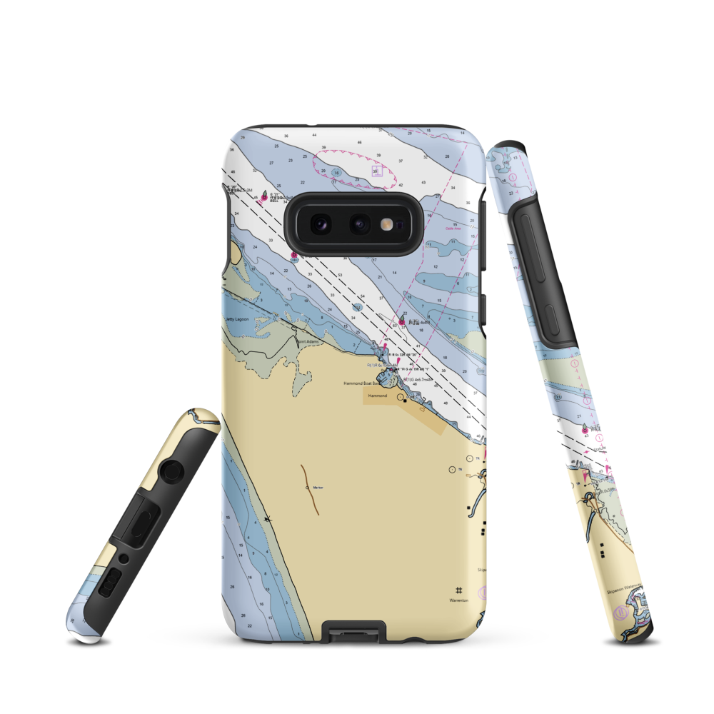 Hammond Marina (Hammond, OR) NOAA Chart Samsung Phone Case Samsung Galaxy S10e model shown