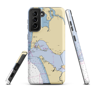 Port of Chinook (Chinook, WA) NOAA Chart Samsung Phone Case