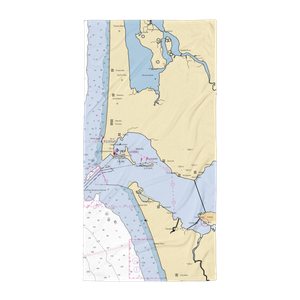 Port of Chinook (Chinook, WA) NOAA Chart Towel