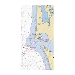 Port of Ilwaco (Seaview, WA) NOAA Chart Towel