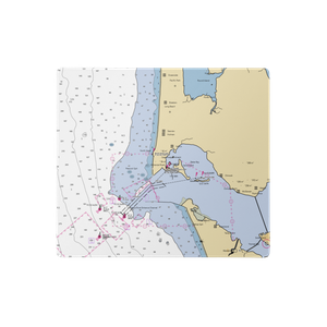 Port of Ilwaco (Seaview, WA) NOAA Chart  Gaming Mouse Pad