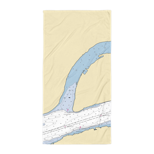 Crow Butte Park Marina (Paterson, WA) NOAA Chart Towel