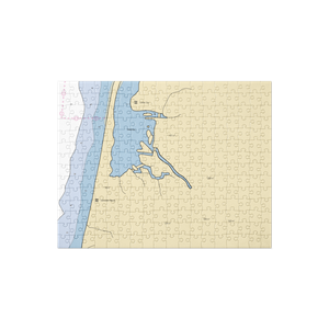 Siletz Moorage (Gleneden Beach, OR) NOAA Chart Jigsaw Puzzle