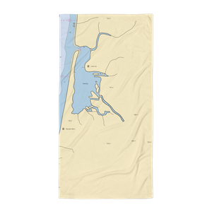 Siletz Moorage (Gleneden Beach, OR) NOAA Chart Towel