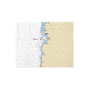 Depoe Bay Boat Harbor (Depoe Bay, OR) NOAA Chart Jigsaw Puzzle