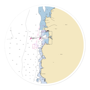 Depoe Bay Boat Harbor (Depoe Bay, OR) NOAA Chart Sticker