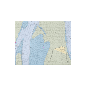 Port of Peninsula (Ocean Park, WA) NOAA Chart Jigsaw Puzzle