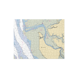 Bay Center Marina - Port of Willapa Harbor (Bay Center, WA) NOAA Chart Jigsaw Puzzle