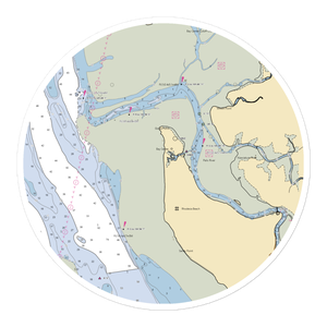 Bay Center Marina - Port of Willapa Harbor (Bay Center, WA) NOAA Chart Sticker