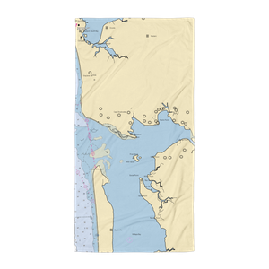 Tokeland Marina (Tokeland, WA) NOAA Chart Towel