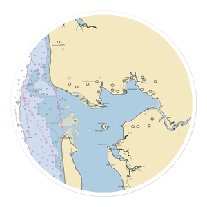 Tokeland Marina (Tokeland, WA) NOAA Chart Sticker