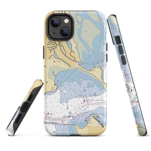 Quinault Marina & RV Resort (Ocean Shores, WA) NOAA Chart  Tough iPhone Case