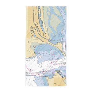 Quinault Marina & RV Resort (Ocean Shores, WA) NOAA Chart Towel