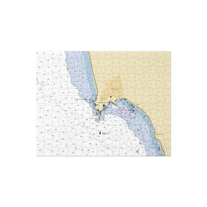 Port of Port Orford (Ophir, OR) NOAA Chart Jigsaw Puzzle